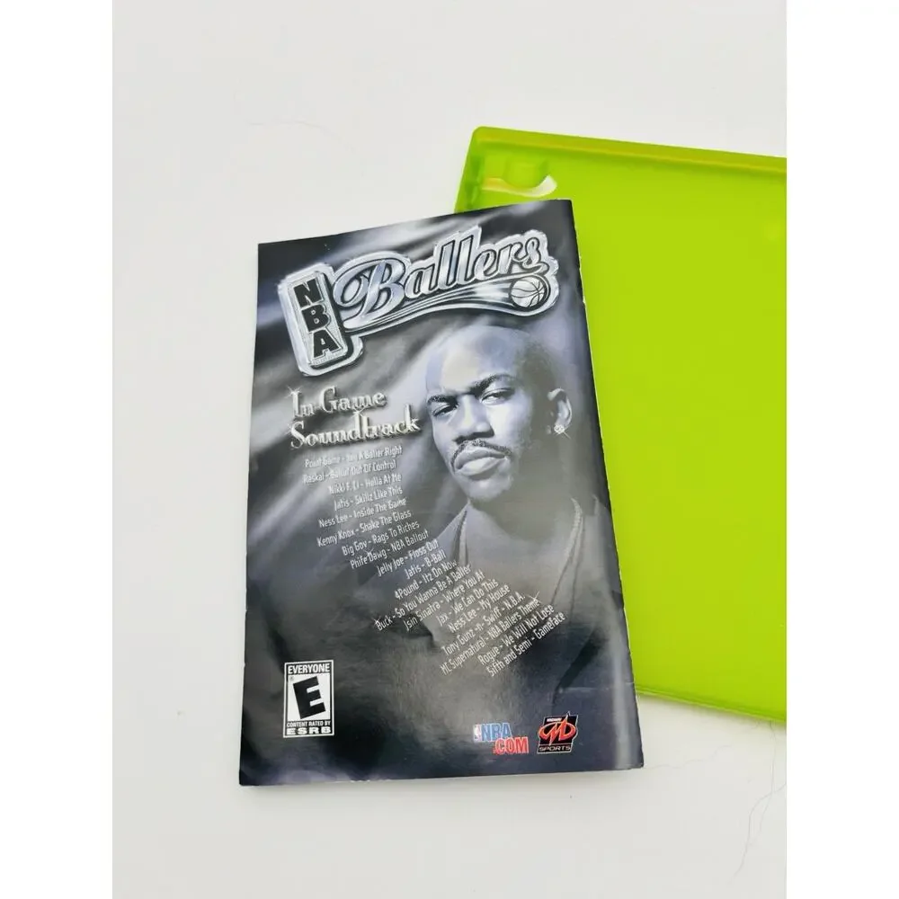NBA Ballers (Microsoft Xbox, 2004) CIB Tested Working Complete VG Condition